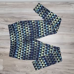 Leggings - Geometric Print - Medium